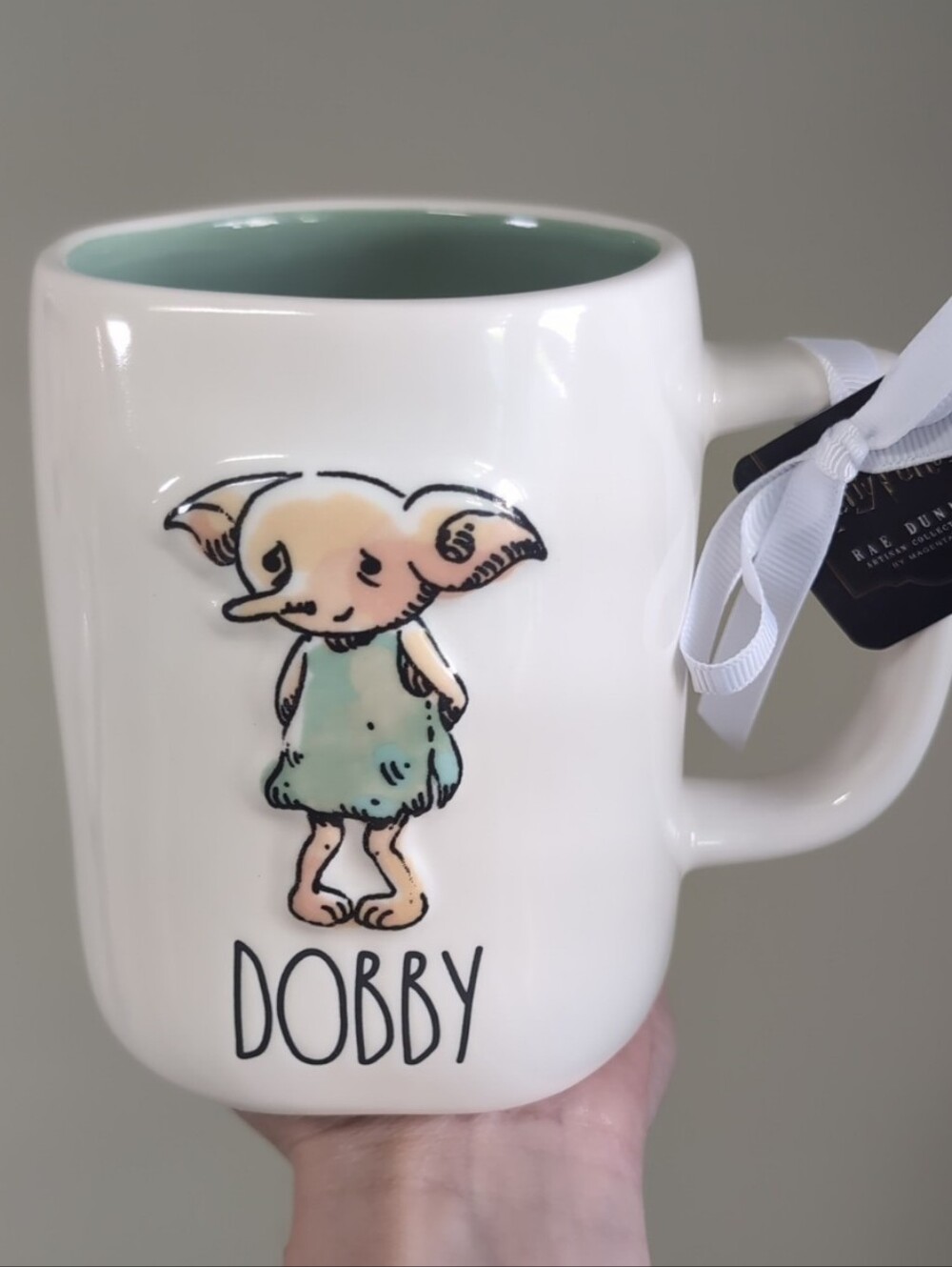 Rae Dunn x Harry Potter DOBBY Mug with Embossed Design 🧝‍♂️